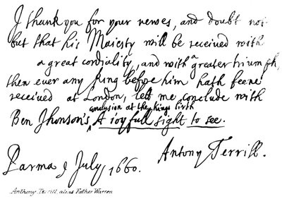 Anthony Terrill, alias Ojciec Warren autorstwa English School