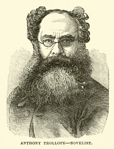 Anthony Trollope, powieściopisarz autorstwa English School