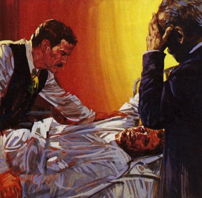 Przewidując kolejny atak psychiczny, Vincent Van Gogh zastrzelił się autorstwa English School