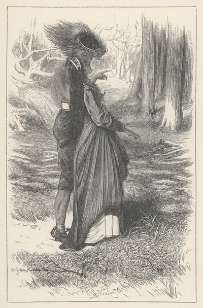 Aphra Behn, Oroonoko i Imoinde (rycina) autorstwa English School