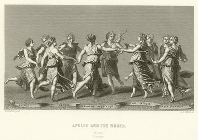 Apollo i muzy autorstwa English School