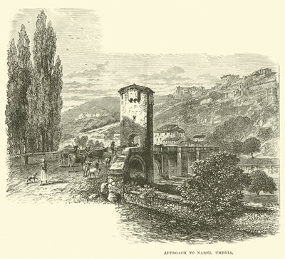 Podejście do Narni, Umbria autorstwa English School