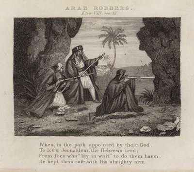 Arabowie rabusie, Ezdrasz VIII, wer. 31 (rycina) autorstwa English School