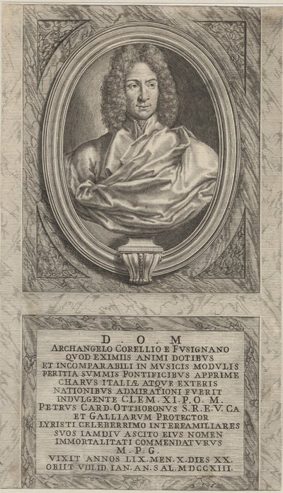 Arcangelo Corelli, ok. 1715 autorstwa English School
