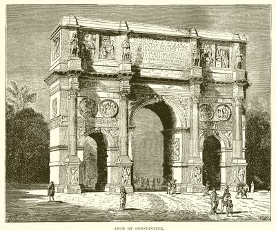 Łuk Konstantyna autorstwa English School