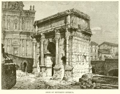 Łuk Septymiusza Sewera autorstwa English School