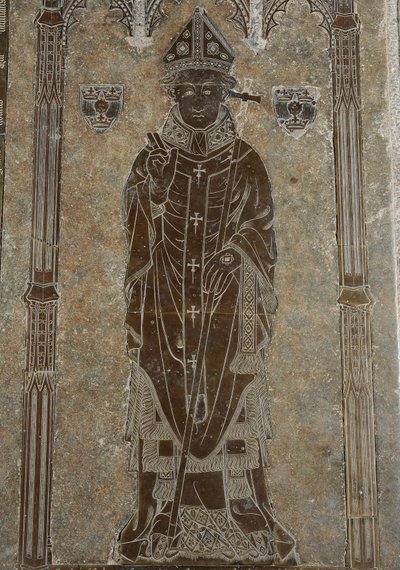 Arcybiskup Thomas Cranley, 1417 (mosiądz) autorstwa English School
