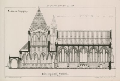 Widok architektoniczny kościoła Temple autorstwa English School