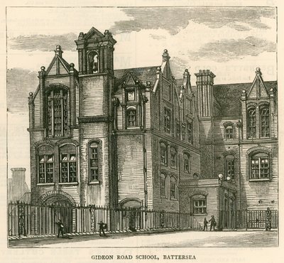 Architektura londyńskiej rady szkolnej: Gideon Road School, Battersea, Londyn autorstwa English School