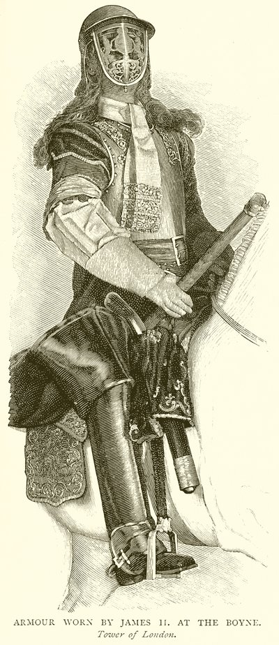 Zbroja Noszona przez Jakuba II w Boyne autorstwa English School
