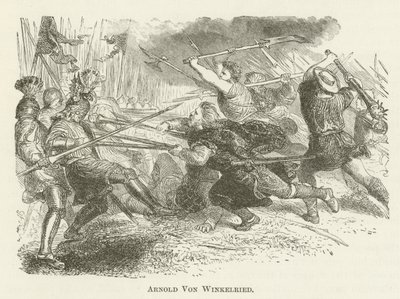 Arnold von Winkelried autorstwa English School