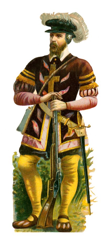 Arkebuzier z czasów króla Henryka VIII, 1509-47 autorstwa English School
