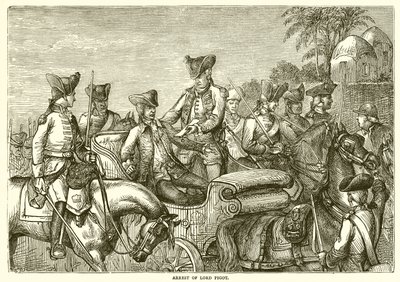 Aresztowanie Lorda Pigota (1776) autorstwa English School