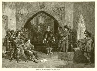 Aresztowanie Lorda Strafforda, 1640 autorstwa English School