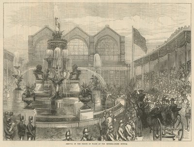 Przybycie księcia Walii do Bethnal Green Museum autorstwa English School