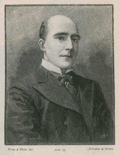 Arthur W Pinero, lat 35 autorstwa English School