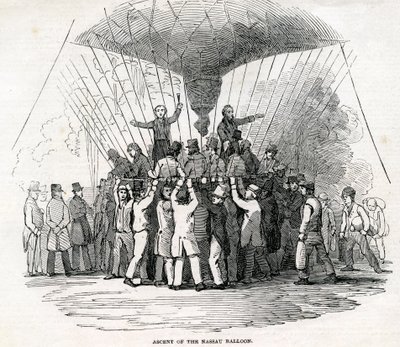 Wznoszenie balonu Nassau autorstwa English School