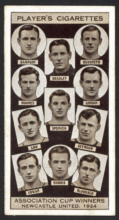 Zwycięzcy Pucharu Stowarzyszenia, Newcastle United autorstwa English School