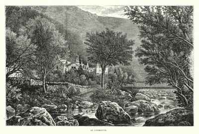 W Lynmouth (grawerunek) autorstwa English School