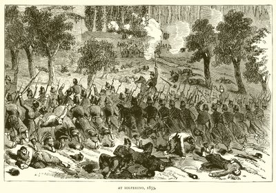 W Solferino, 1859 autorstwa English School