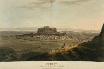 Ateny, ilustracja z „Podróży przez Albanię i inne prowincje... do Konstantynopola w latach 1809-1810” J.C. Hobhouse