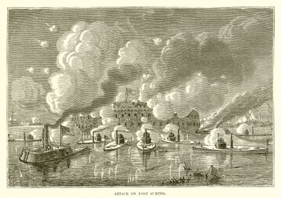 Atak na Fort Sumter autorstwa English School