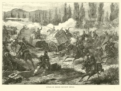 Atak na konwój z zaopatrzeniem francuskim, wrzesień 1870 autorstwa English School