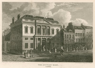 Marta aukcyjna, St Bartholomews Lane, Londyn autorstwa English School