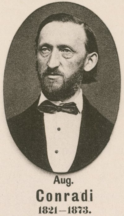 August Conradi (grawiura) autorstwa English School