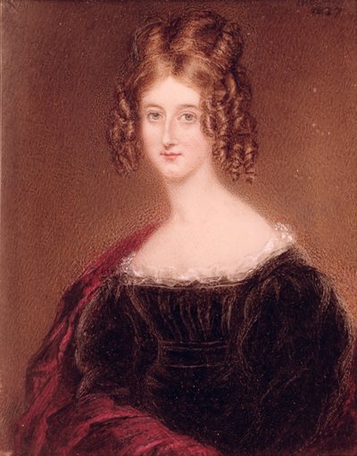 Augusta Leigh, siostra Byrona autorstwa English School