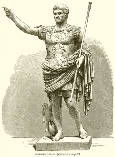 Cezara Augusta. (Znaleziony w Pompejach) autorstwa English School