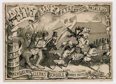 Ciotka Sallys Levee, Crystal Palace, 15 czerwca 1861 autorstwa English School