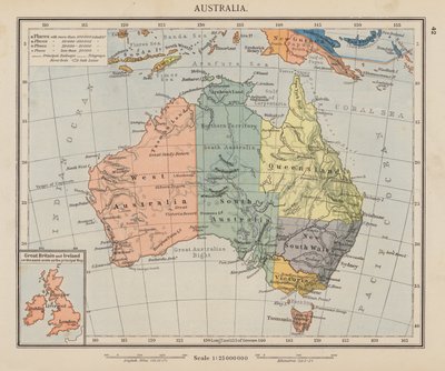 Australia (druk kolorowy) autorstwa English School