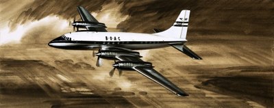 BOACs Szepczący Gigant, Bristol Britannia autorstwa English School