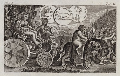 Bachus (rycina) autorstwa English School