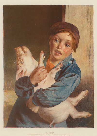 Bekon (chromolit) autorstwa English School