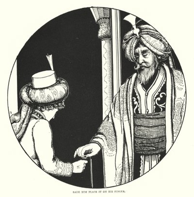 Kazał mu umieścić go na palcu (grawerunek) autorstwa English School