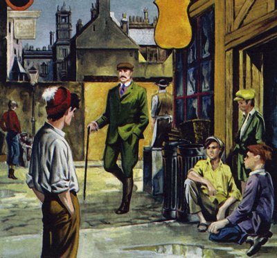 Baden-Powell był przerażony widokiem nieszczęśliwej, niezdrowej młodzieży autorstwa English School