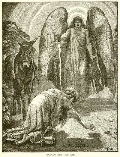 Balaam i jego tyłek autorstwa English School