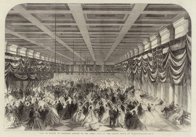 Bal na cześć prezydenta Lincolna autorstwa English School