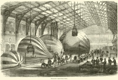 Manufaktura Balonów, październik 1870 autorstwa English School