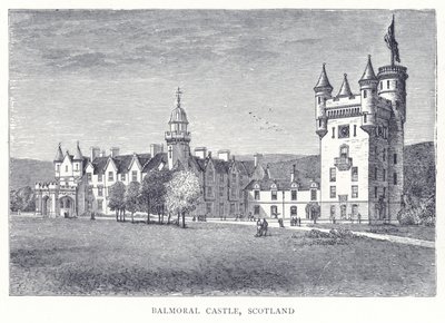 Zamek Balmoral, Szkocja autorstwa English School