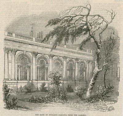Bank Anglii, dziedziniec ogrodowy autorstwa English School