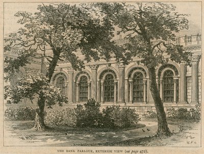 Bank Anglii, dziedziniec ogrodowy autorstwa English School