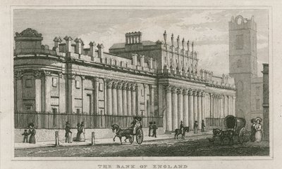Bank Anglii, Sir John Soanes Front Południowy, 1823 autorstwa English School
