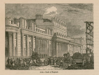 Bank Anglii, Sir John Soanes Front Południowy, 1823 autorstwa English School
