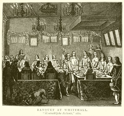 Bankiet w Whitehall autorstwa English School