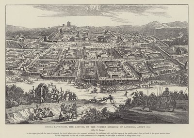 Banza Lovangiri, stolica dawnego Królestwa Lovango, ok. 1670 (foto) autorstwa English School