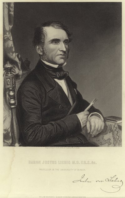 Baron Justus Liebig autorstwa English School