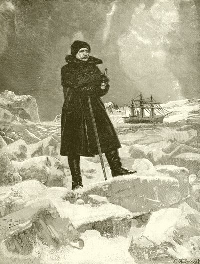 Baron Nordenskiold, badacz Arktyki autorstwa English School